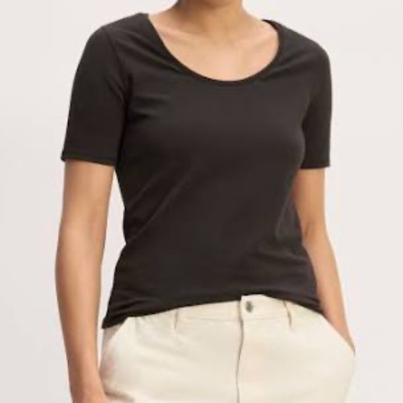 SOLD - New Everlane Form Scoop Neck Tee l Size M - Picture 1 of 5